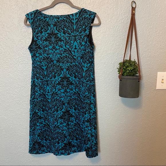 MOTHERHOOD MATERNITY BLUE VELVET DRESS {S} - Picture 5 of 8